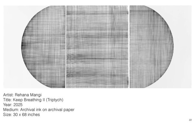 Rehana Mangi - Traces and Voids